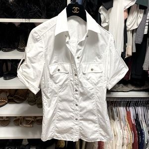 Dolce & Gabbana White Button Down Shirt Size EUR 38.